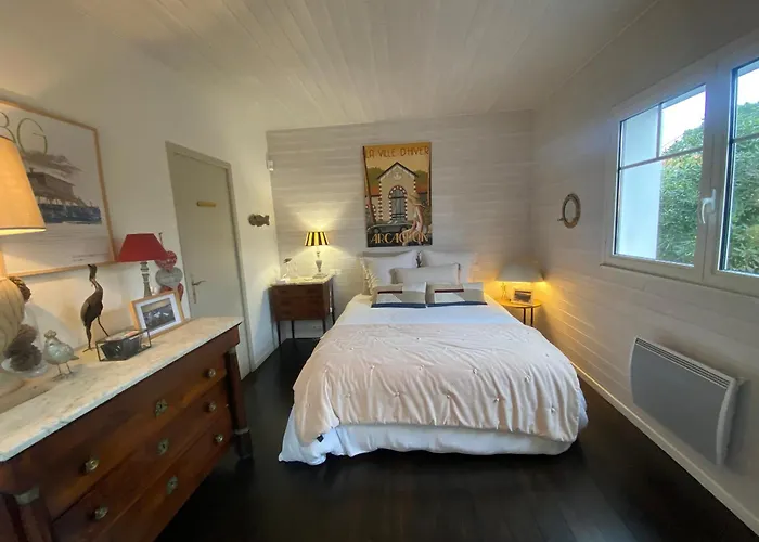 Villa Boisee Avec Piscine Et Jardin, Proche Commerces Et Plage, Wifi Inclus A - Fr-1-374-55 Arcachon